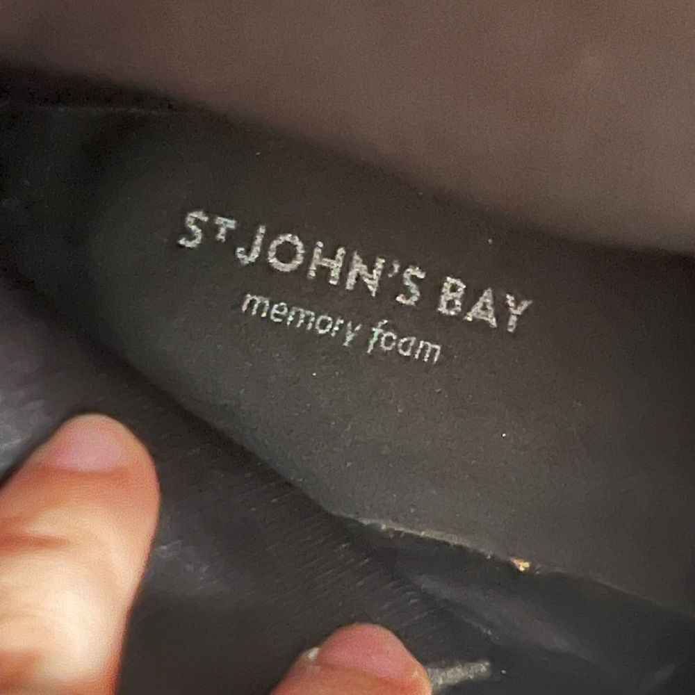 Sz 7M St. John’s Bay Black under the knee Boots Brand New $80 MSRP - Picture 6 of 11